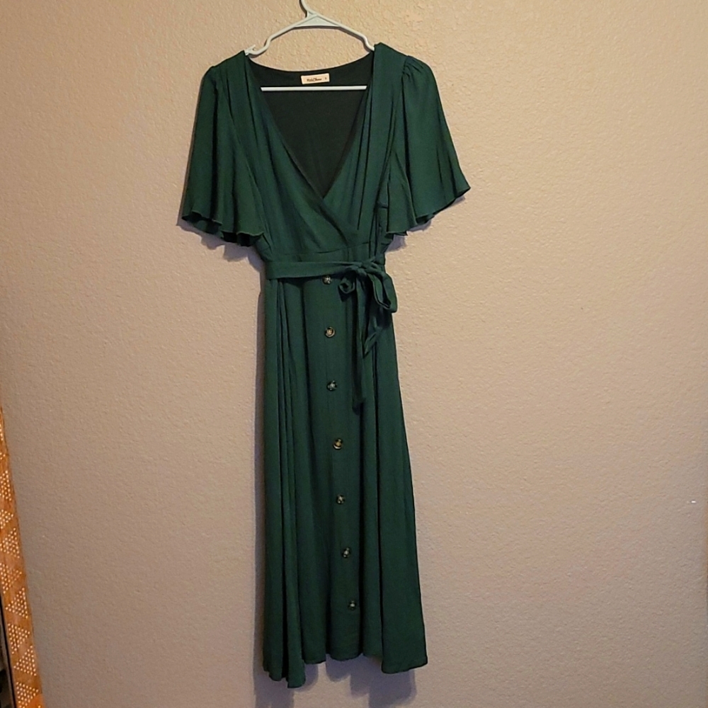 Green Midi dress